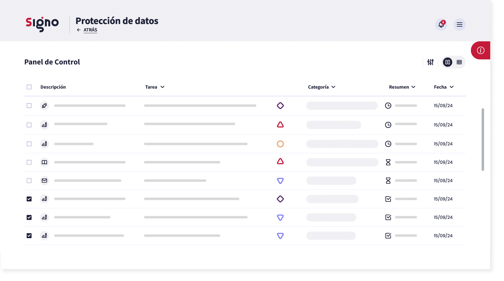 Signo proteccion de datos imagen negocio adaptado imagen gestion datos clic