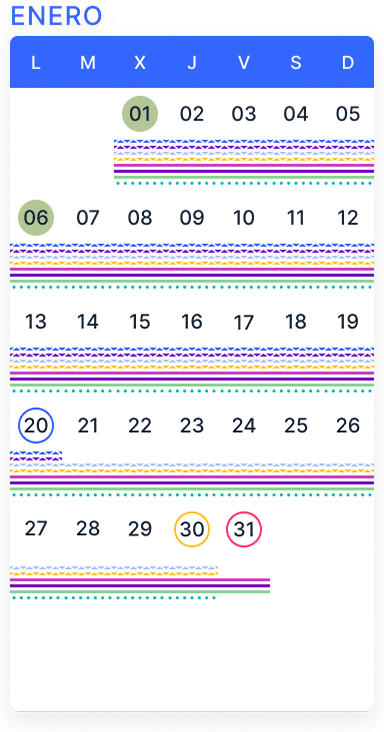 enero calendario 25